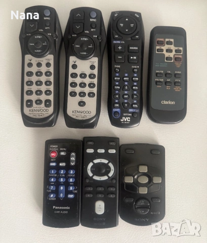 Дистанционни Кар аудио SONY, JVC, KENWOOD, CLARION, PANASONIC  Цена 10€ за брой PIONEER 15€  , снимка 6 - Радиокасетофони, транзистори - 54548197