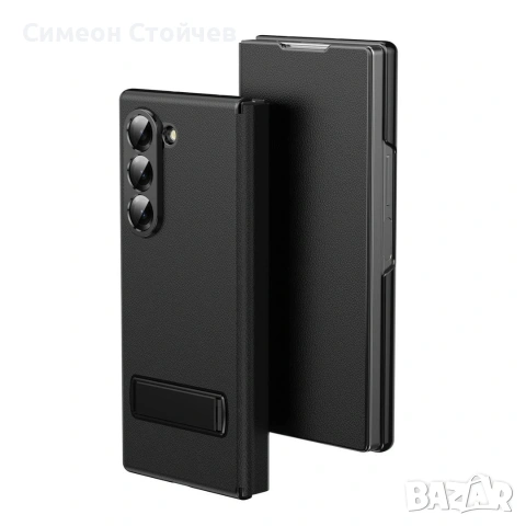Samsung Galaxy Z Fold 7 Магнитен кожен калъф кейс