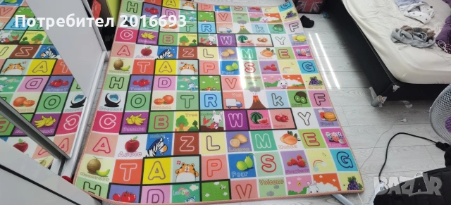 Детски килим - подложка за игра202 см-181 см, снимка 2 - Други стоки за дома - 55225613