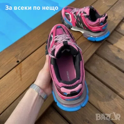 Balenciaga Track "Pink/Black/Blue" Дамски Маратонки👟Дамски Спортни Обувки Код ch93, снимка 2 - Маратонки - 55482621