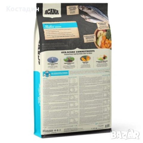 Пълноценна Храна за Кучета от Всички породи - 11.4кг - Pacifica - Acana, снимка 2 - За кучета - 54622591