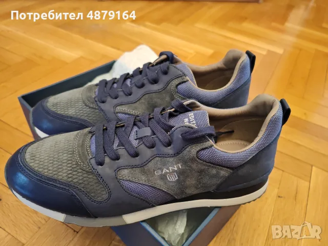 GANT RUSSELL Nabuck 44, снимка 2 - Спортно елегантни обувки - 55447901