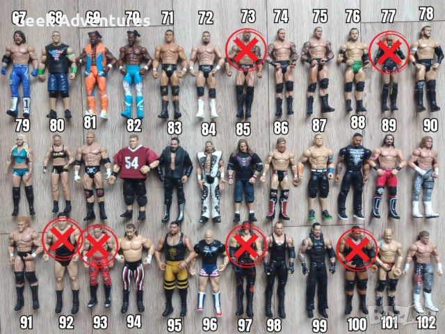 Екшън Фигурки WWE Кеч Pro-Wrestling Action Figures Ambrose Reigns Cena 2/3, снимка 3 - Колекции - 46527048