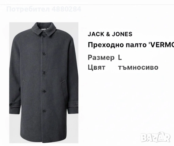 Преходно Зимно Палто Jack & Jones 