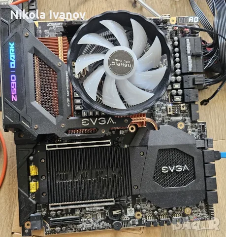 EVGA Z590 DARK WiFi+BT LGA 1200 motherboard|Опция с i3-10100, i5-11600K, i7-11700, i9-11900|U.2 nvme, снимка 3 - Дънни платки - 55420369