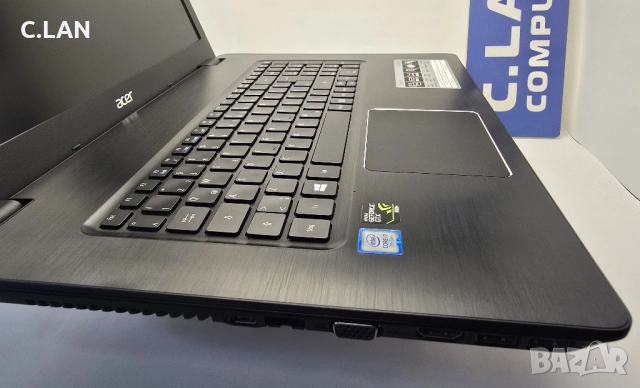 Acer Aspire F17 F5-771G i7 7500U/16GB/256SSD/1TB HDD/GTX 950-4GB/FHD/Подсветка, снимка 7 - Лаптопи за игри - 54758681