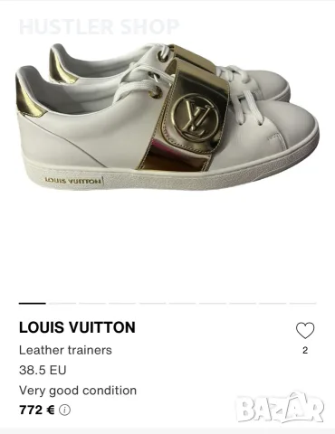 Сникърси LOUIS VUITTON. Номер 39, снимка 5 - Дамски ежедневни обувки - 55439234