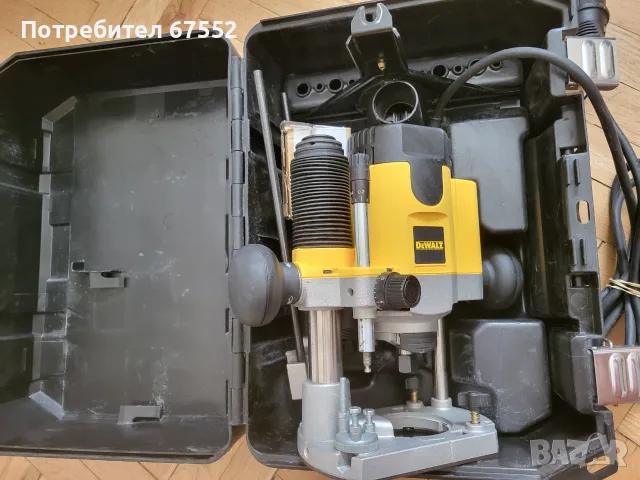 Оберфреза DeWalt DW621 1100W 6-8мм. цанга, снимка 2 - Други инструменти - 54364856