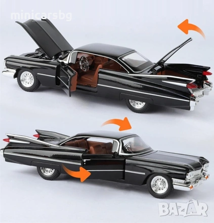 Метални колички: Cadillac Eldorado 1959, снимка 8 - Колекции - 54248689