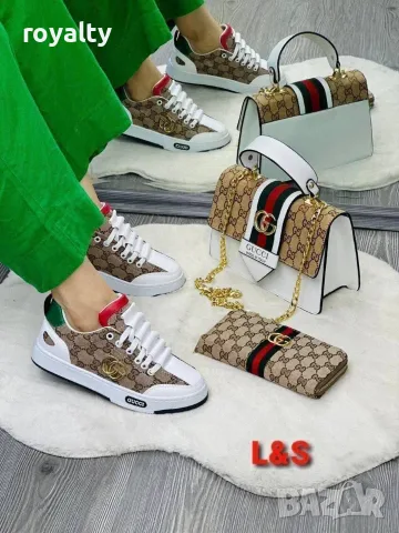 Gucci Нови Дамски Маратонки Гучи Различни Цветове , снимка 4 - Маратонки - 55339102