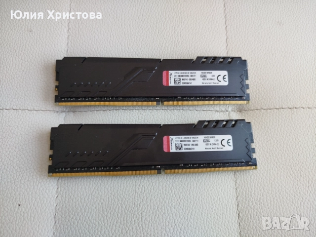 RAM памет 2x8GB DDR4 3200Mhz - HyperX Fury, снимка 2 - RAM памет - 55286011