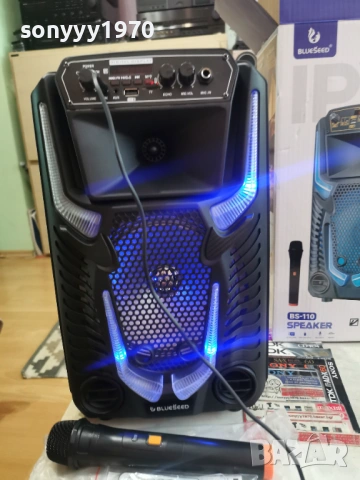 ТОНКОЛОНА С БЛУТУТ МИКРОФОН И ДИСТАНЦИЯ 0205261725, снимка 7 - Bluetooth тонколони - 54390465