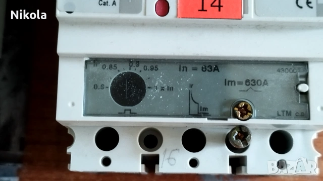 Автоматични Трифазни прекъсвачи GE Record Plus FD63 - 63A (General Electric), снимка 5 - Строителни материали - 55004985
