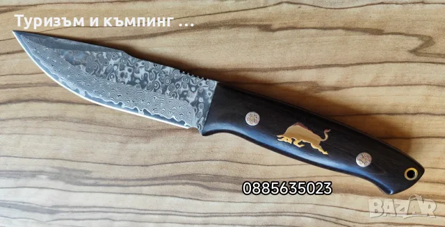 Ловни ножове / дамаска стомана /, снимка 14 - Ножове - 55466745