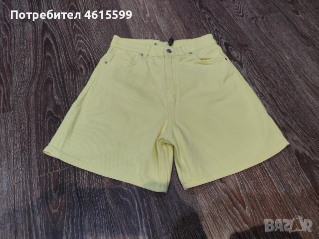 дънки с висока талия , снимка 2 - Къси панталони и бермуди - 53951719
