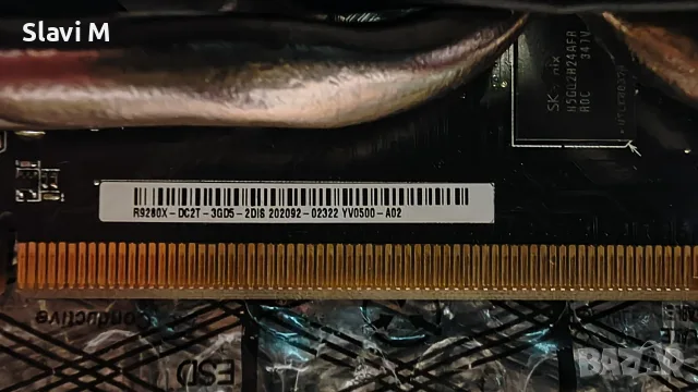 Дефектна видеокарта ASUS Radeon R9 280X DirectCU II TOP 3GB (За части), снимка 2 - Видеокарти - 55668680