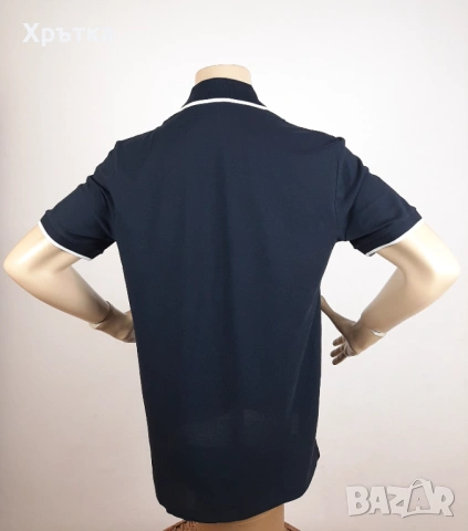 Hugo Boss Parloy190 - Оригинална мъжка тениска с яка р-р XL, снимка 6 - Тениски - 54152085