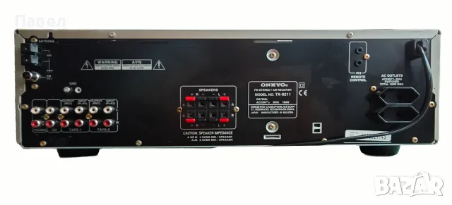Стерео ресивър Onkyo TX-8211 – Сребрист, пълна профилактика, снимка 6 - Ресийвъри, усилватели, смесителни пултове - 55420868