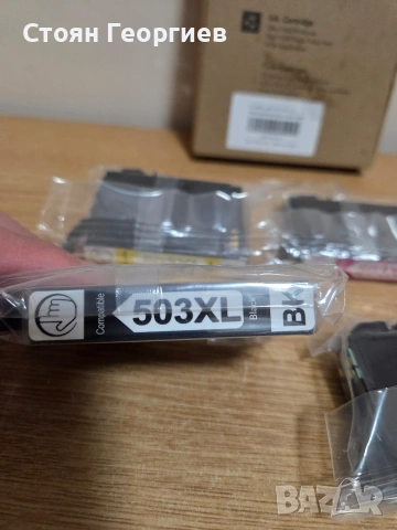 4 бр. резервни касети с мастило за принтер Epson 503, снимка 2 - Друга електроника - 54308619