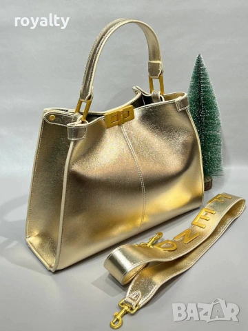 Fendi Нова Кожена Дамска Чанта Фенди Различни Цветове , снимка 15 - Чанти - 54649738