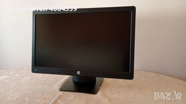 Монитор HP P223 22 Инча - Хубав, снимка 9 - Монитори - 54427128