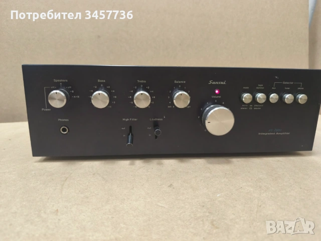 Винтидж Японски Стерео Sansui AU-2900, снимка 2 - Ресийвъри, усилватели, смесителни пултове - 54482579