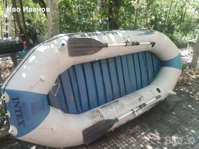Надуваема лодка INTEX Mariner-3 , снимка 5 - Екипировка - 55529067