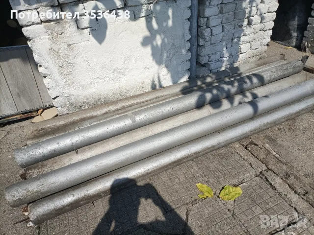 Стоманено бетонни кухи стълбове 10бр.