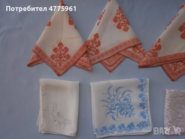 Дамски коринени кърпички нови, снимка 2 - Други - 55223345