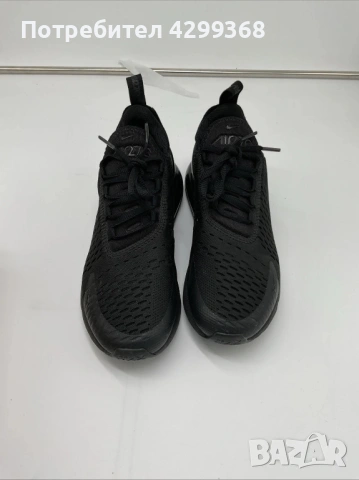 Дамски маратонки Nike Air Max 270 Triple Black sneakers, снимка 7 - Маратонки - 54497306