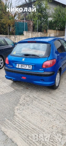 пежо 206 1.1 бензин 2003г фейс , снимка 3 - Автомобили и джипове - 54595315
