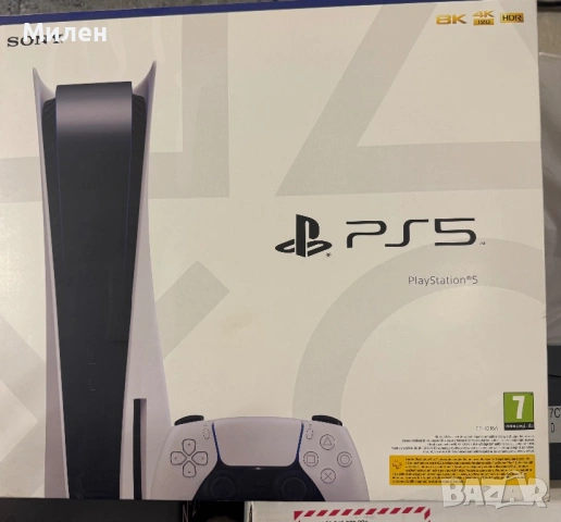 Продавам Sony PlayStation 5 (PS5) Disc Edition – Като нова!