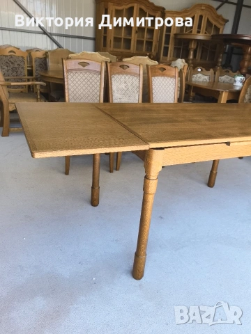 Разтегателна трапезна маса (01-247), снимка 7 - Маси - 54315205