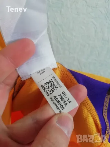 Los Angeles Lakers Kobe Bryant Adidas оригинален потник Коби Брайънт Лейкърс L, снимка 8 - Тениски - 38746155