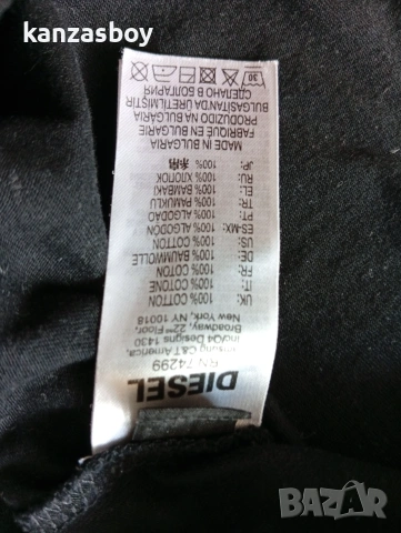 Diesel - мъжка тениска р-р S, снимка 6 - Тениски - 55066961