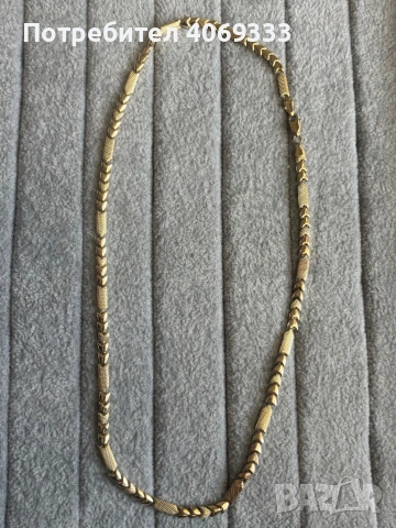 Златно колие 10.5гр 14карата, снимка 10 - Колиета, медальони, синджири - 54172390