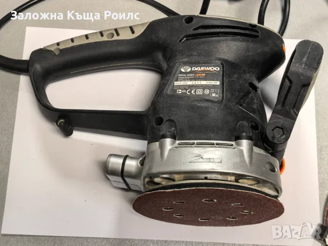 Ексцентрикова шлайфмашина Daewoo DAOS480, снимка 4 - Шлайфмашини - 55677429