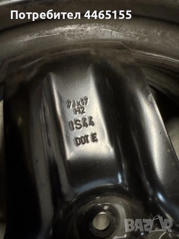 Железни джанти и тасове 7Jx17 IS44 DOT E, снимка 2 - Гуми и джанти - 54095745