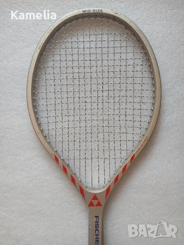 Ретро тенис ракета Fischer, снимка 2 - Тенис - 54125645