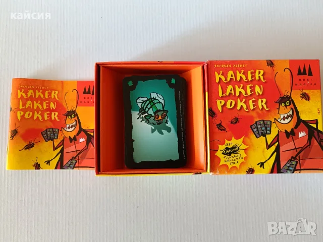 Настолна игра Cockroach Poker - парти карти, снимка 3 - Карти за игра - 55682513