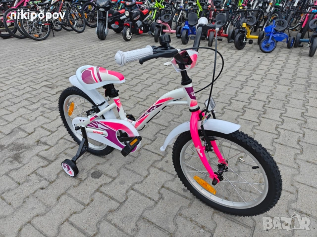 PA Детски велосипед 18" ALICE бял, снимка 4 - Велосипеди - 54863953