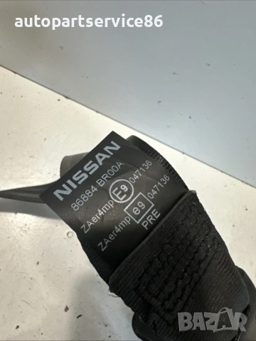 Преден десен предпазен колан за Nissan Qashqai (2013) 86843jd000, снимка 2 - Части - 54891172