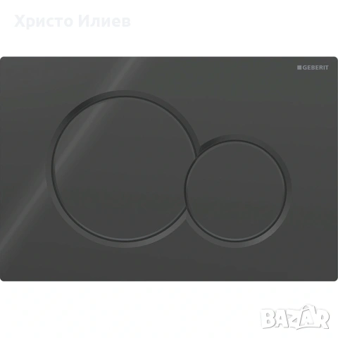 Бутон за структура за вграждане черен Geberit Sigma01 Round 115.770.DW.5