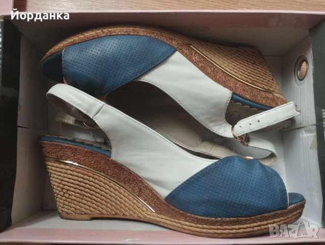 Симпатични и леки дамски сандали на платформа от серията Comfort на българската марка Mat Star., снимка 3 - Сандали - 54215951