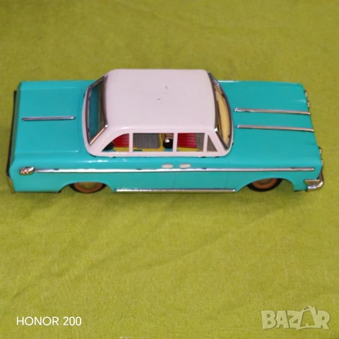 Стара ламаринена играчка,автомобил МЕ 728, Китай. , снимка 3 - Колекции - 55125246