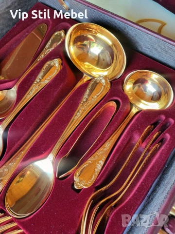 Прибори за хранене Солинген с 24К позлата в Прибори за хранене, готвене ...