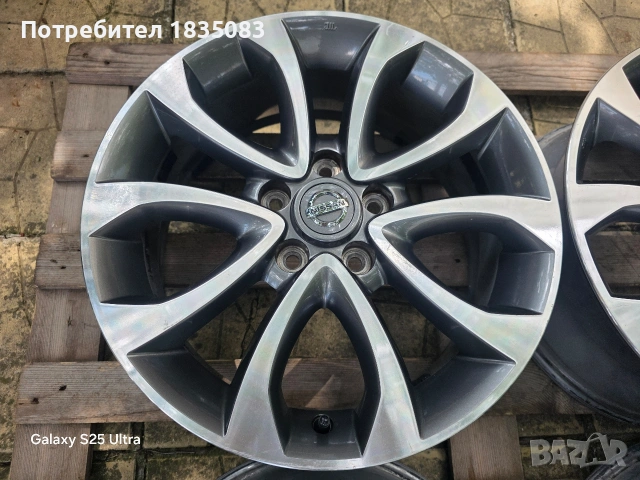 Лети джанти 17ки 5х114.3 Nissan, снимка 4 - Гуми и джанти - 55266956
