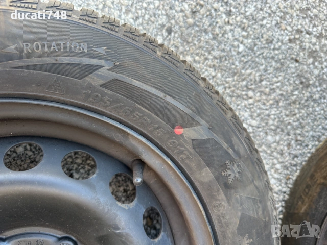 4бр. зимни гуми 195/65/15 Sailun Ice Blazer Alpine+ DOT3124, снимка 8 - Гуми и джанти - 54128160