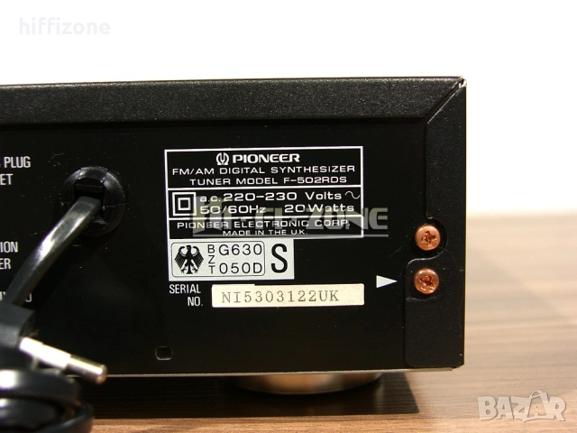 Тунер Pioneer f-502rds /3, снимка 9 - Ресийвъри, усилватели, смесителни пултове - 54955612