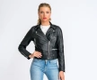 Естествена кожа Jofama байкър яке XS в отлично състояние, снимка 1